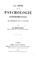 Cover of: La crise de la psychologie expérimentale