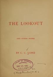 The Lookout and other poems by Charles Chase Lord