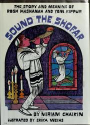Cover of: Sound the shofar by Miriam Chaikin