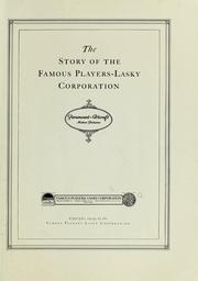 Cover of: The story of the Famous Players-Lasky Corporation