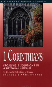 Cover of: 1 Corinthians: Problems and Solutions in a Growing Church (Fisherman Bible Studyguides)