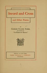 Cover of: Sword and cross, and other poems