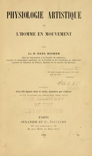 Cover of: Physiologie artistique de l'homme en mouvement