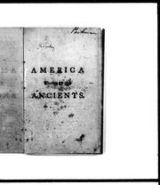 Cover of: An attempt to shew that America must be known to the ancients by Mather, Samuel