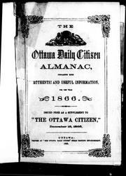 Cover of: The Ottawa Daily Citizen almanac | 