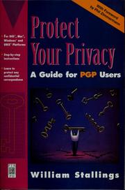 Cover of: Protect your privacy by Stallings, William.