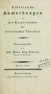 Cover of: Erklärende Anmerkungen zu den ausgesuchten und zweckmässig abgekürzten Schauspielen aus dem Terenz