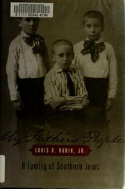 Cover of: My Father's People by Louis Decimus Rubin