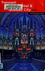 Cover of: Frommer's Montréal & Québec City 2010