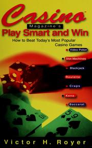 Cover of: Casino magazine's play smart and win by Victor H. Royer