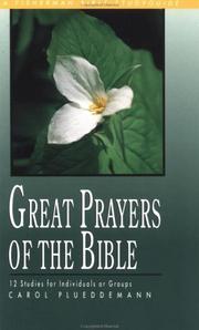 Cover of: Great Prayers of the Bible (Bible Study Guides)