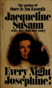 Cover of: Every night, Josephine! by Jacqueline Susann