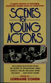 Cover of: Scenes for young actors
