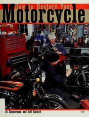 Cover of: How to restore your motorcycle