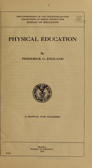 Cover of: Physical education