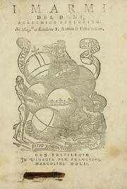 Cover of: I marmi del Doni, academico peregrino. by Anton Francesco Doni, Anton Francesco Doni