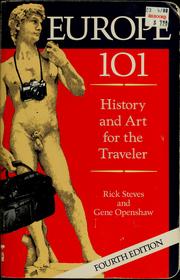 Cover of: Europe 101: history and art for the traveler
