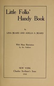 Cover of: Little folks' handy book