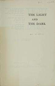 Cover of: The light and the dark. by C. P. Snow