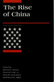 Cover of: The Rise of China (International Security Readers) | Michael E. Brown