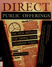 Cover of: Direct public offerings by Drew Field