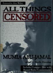 Cover of: All Things Censored by Mumia Abu-Jamal, Noelle Hanrahan