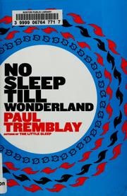 Cover of No sleep till wonderland