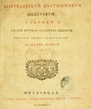 Disputationum anatomicarum selectarum by Albrecht von Haller