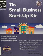 Cover of: The Small Business Start Up Kit (Small Business Start Up Kit, 1st ed) by Peri H. Pakroo