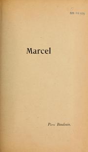 Cover of: Marcel: [premier dialogue de la cité harmonieuse]
