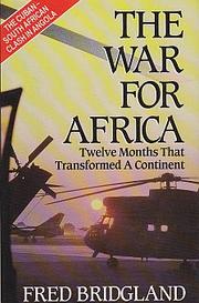 The war for Africa by Fred Bridgland