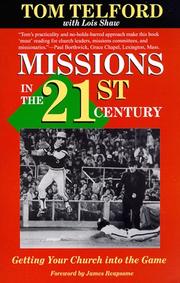 Cover of: Missions in the Twenty-First Century by Tom Telford