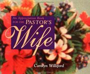 Cover of: The appreciation book for the pastor's wife