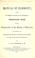 Cover of: Manual of harmony
