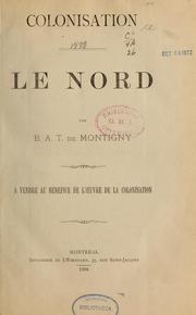 Cover of: Le Nord