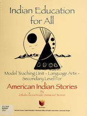 Cover of: Model teaching unit: language arts : secondary level for American Indian Stories