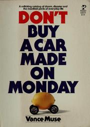 Cover of: Don't buy a car made on Monday
