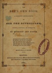 Cover of: The boy's own book by [Clarke, William]