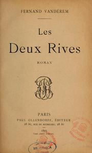 Cover of: Les deux rives: roman