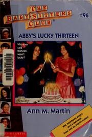 Cover of: Abby's Lucky Thirteen