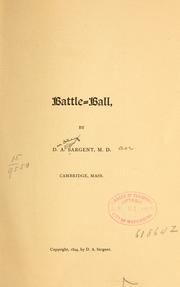 Cover of: Battle-ball