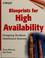 Cover of: Blueprints for high availability