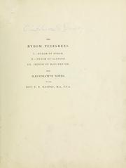 The Byrom pedigrees by Francis Robert Raines