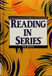 Cover of: Reading in series by Catherine Barr