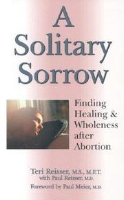 Cover of: A Solitary Sorrow (Women/Inspirational)