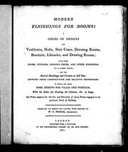 Cover of: Modern finishings for rooms