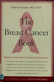 Cover of: The breast cancer book by Ruth H. Grobstein