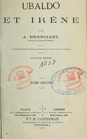 Cover of: Ubaldo et Irène by Antonio Bresciani