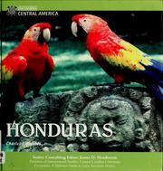 Cover of: Honduras (Let's Discover Central America)