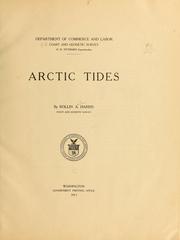 Cover of: Arctic tides. by U.S. Coast and Geodetic Survey.